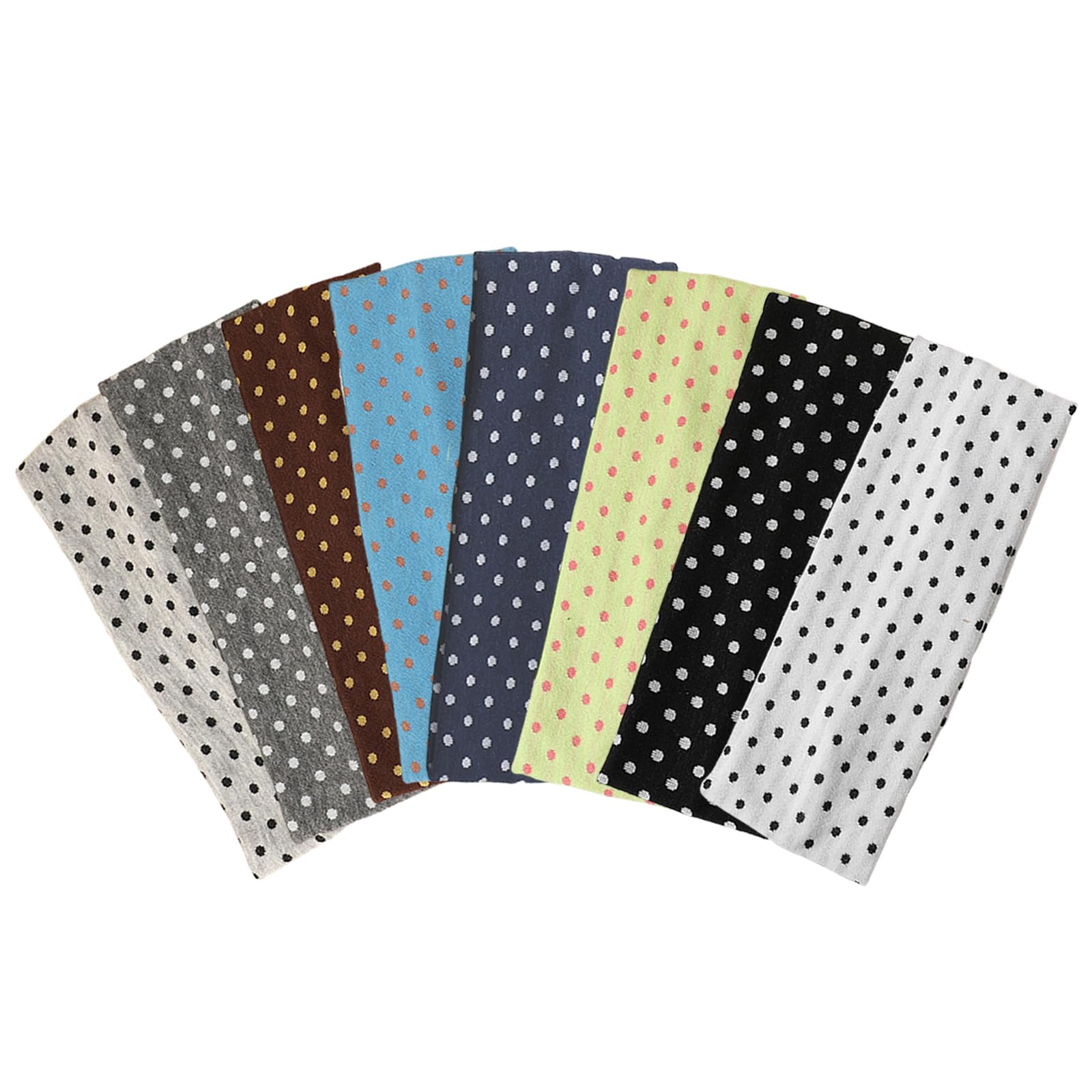Weazppre front view of headband pack shows classic dots and outfit coordination benefit
