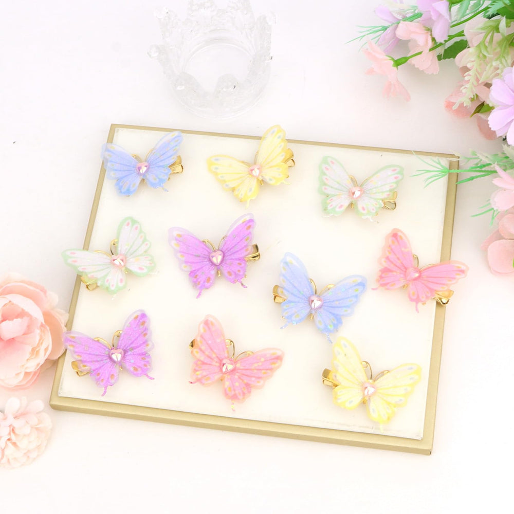 Wecoe clips styled with party dress showing whimsical accessory appeal