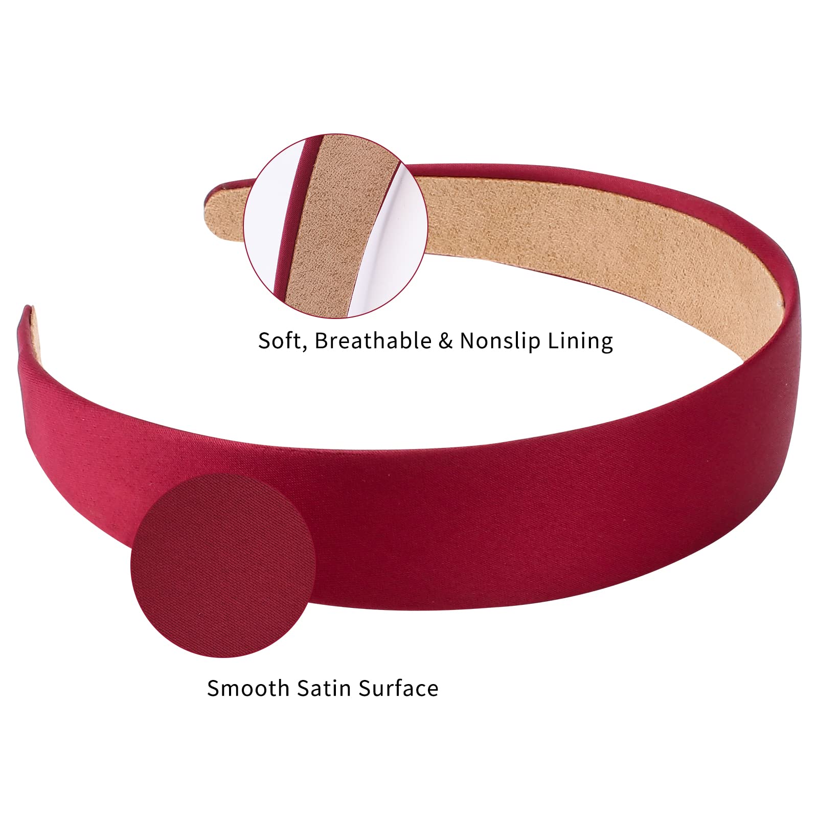Wecoe DIY headband decorated with pearls showing customization potential