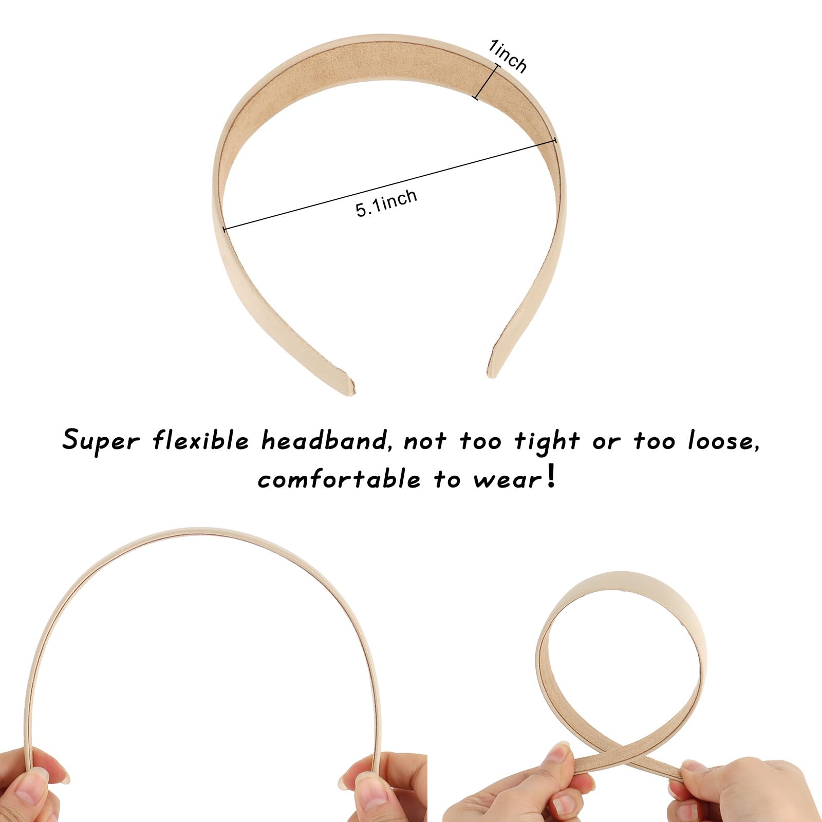 Wecoe embellished headband example showing DIY decoration and custom style benefit