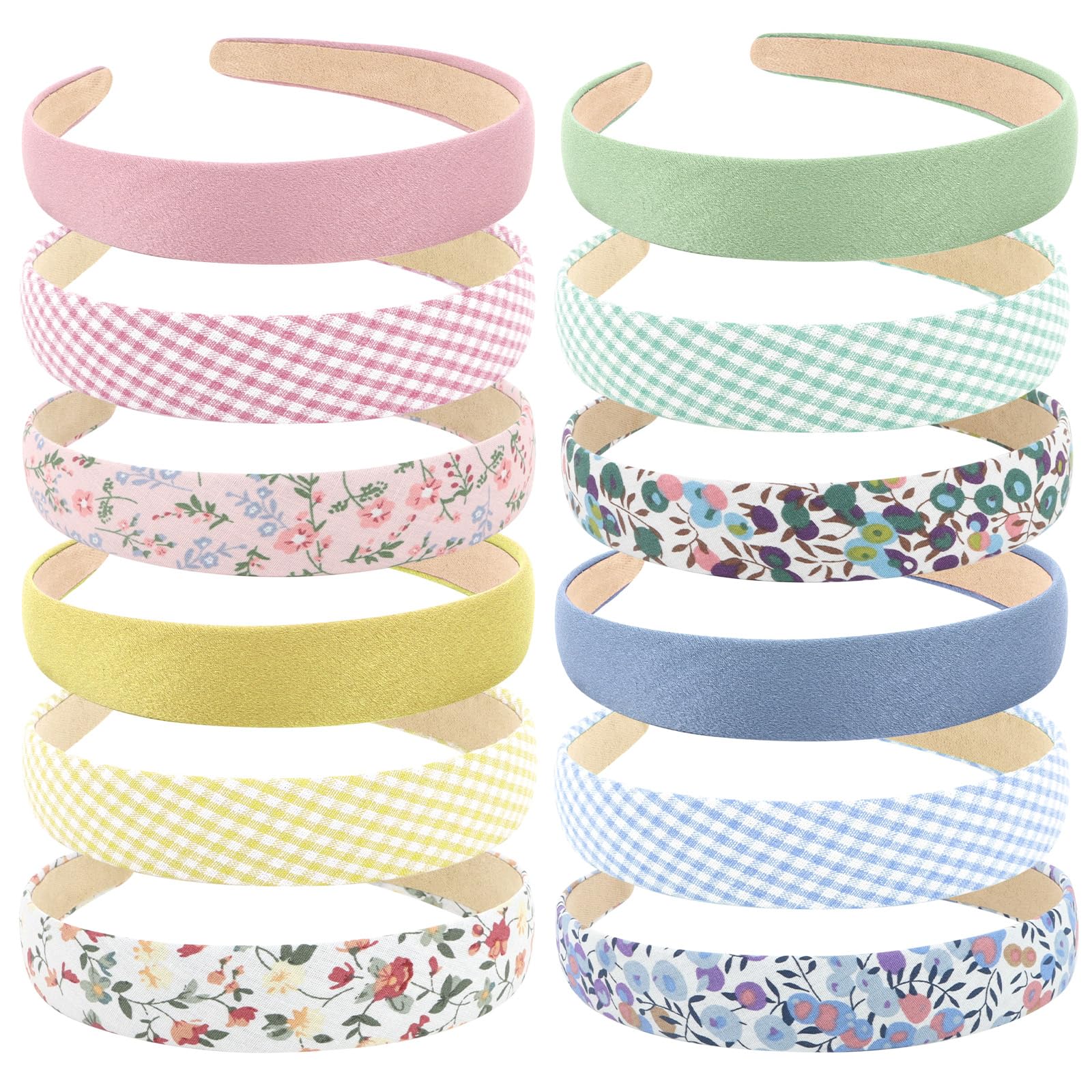 Wecoe front packaging showing full 12-piece set and pattern variety benefits styling choices