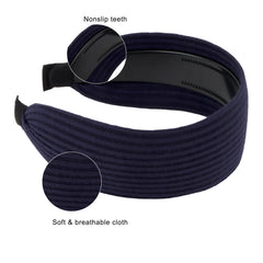 Wecoe hand holding headband to show scale and easy portable size