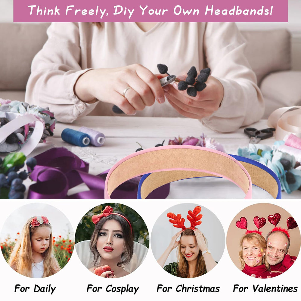 Wecoe headband worn by woman demonstrating secure fit and polished look