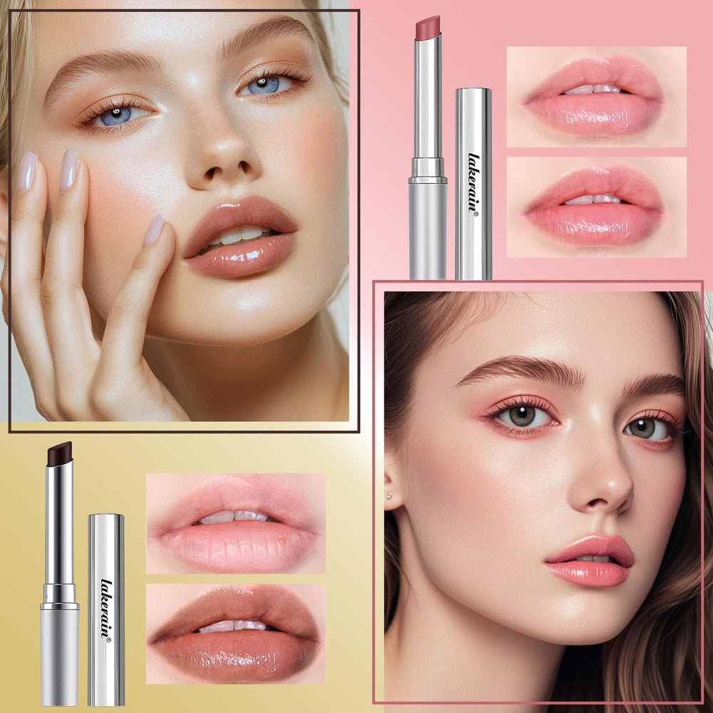WEEMAY application on lips soft pink showing subtle flush and healthy shine