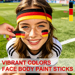 WEEMAY tip with black red yellow stripes demonstrates accurate flag colors