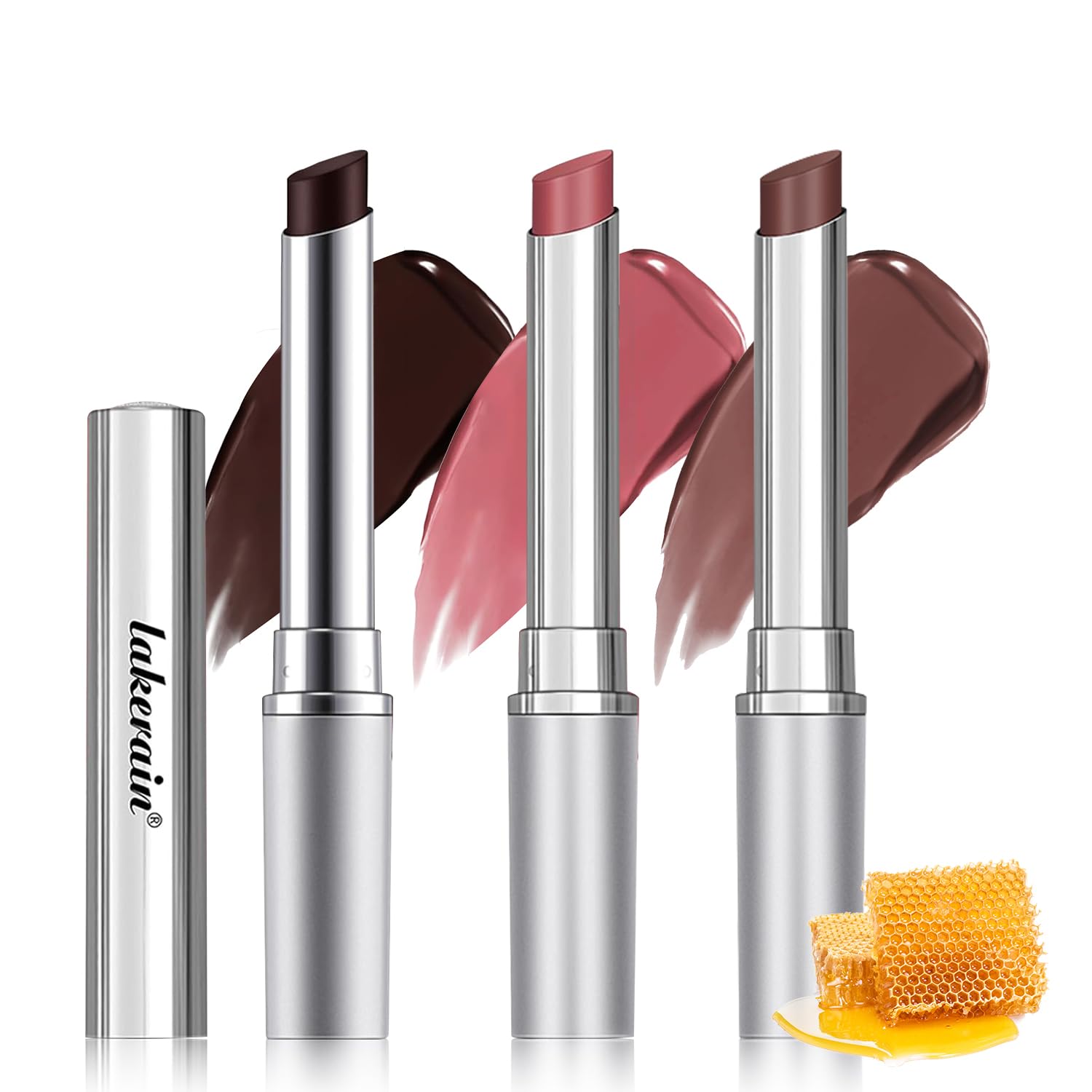 WEEMAY front packaging honey noir trio showing three tubes and benefits