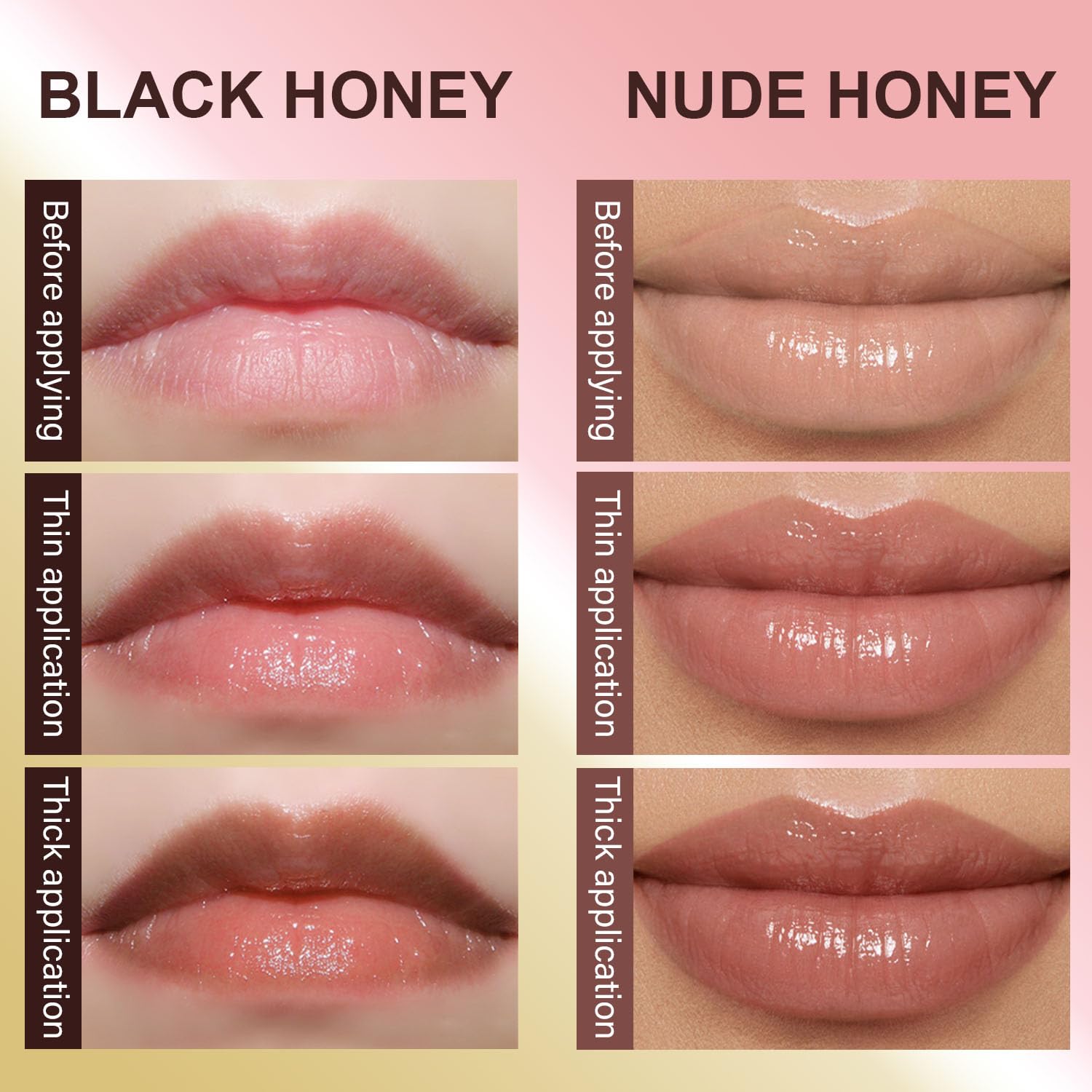 WEEMAY model wearing black cherry tint demonstrating rich, flattering color