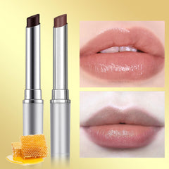WEEMAY honey nude gloss open with glossy, hydrating finish