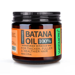 WEEMOTD front packaging showing the Batana oil balm and label benefits