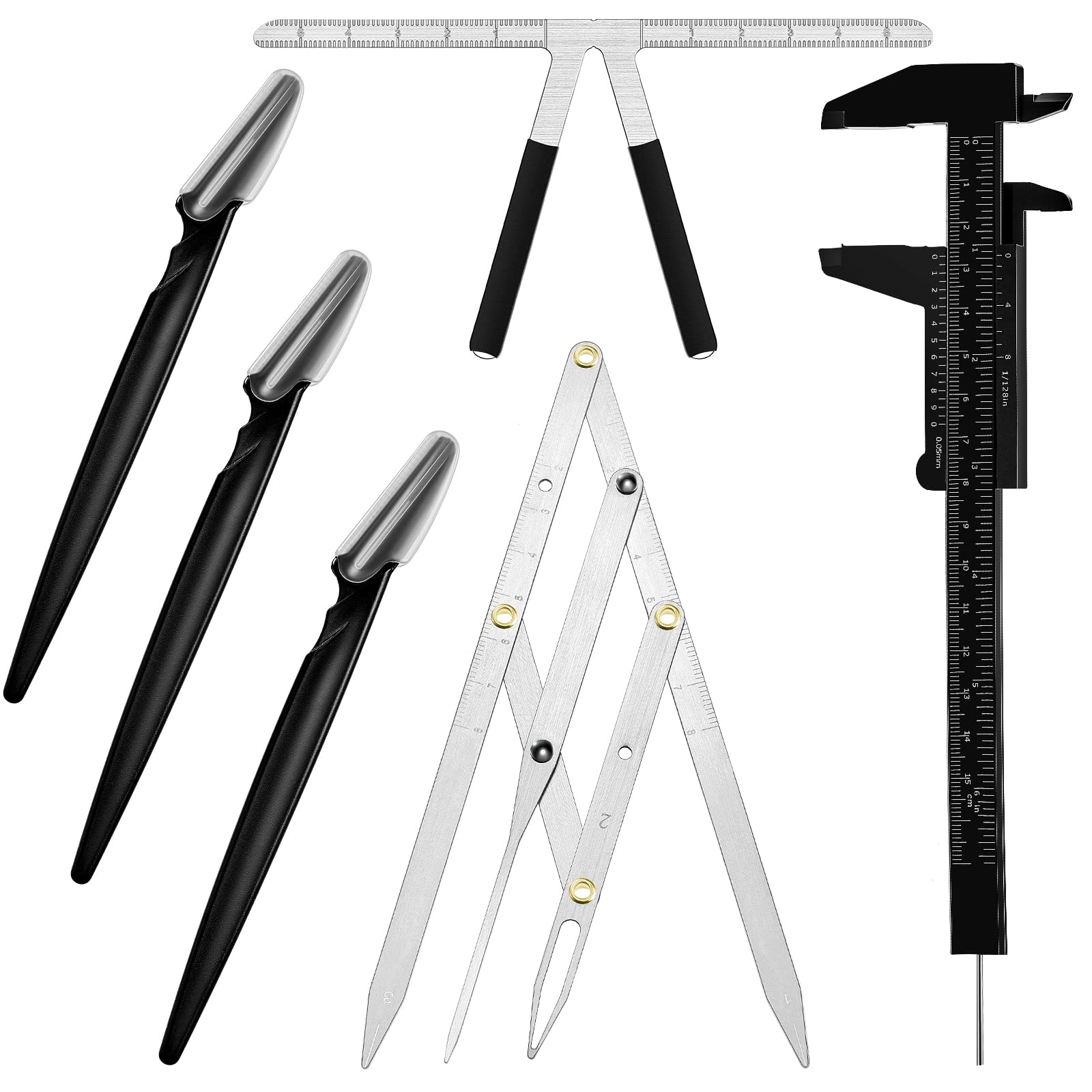 Weewooday front view of full ruler and shaver kit showing organized tools and quick setup benefit