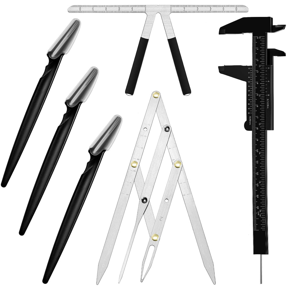 Weewooday front view of full ruler and shaver kit showing organized tools and quick setup benefit