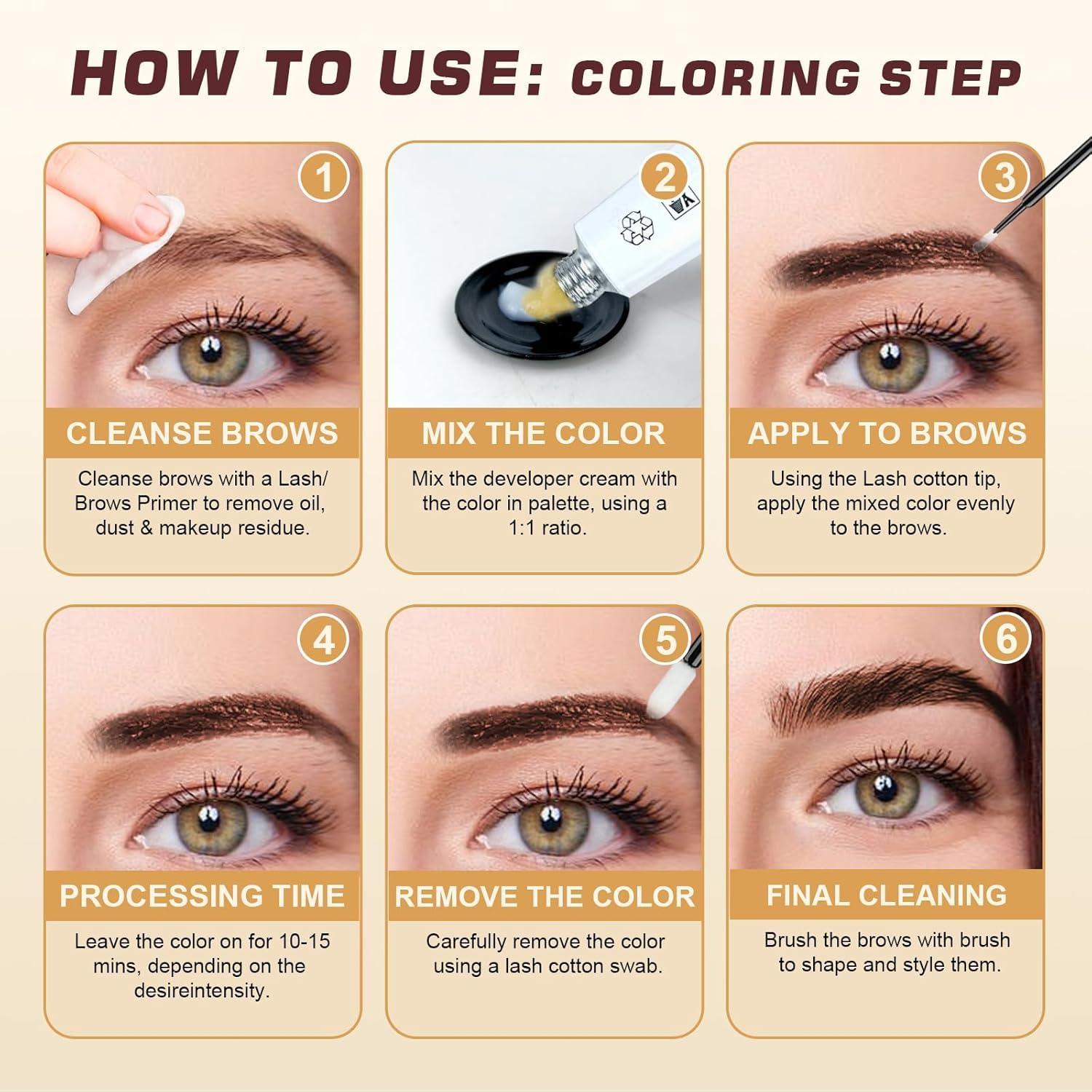 WEILNELL hair-color swatches on card to help choose closest shade