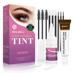 WEILNELL front packaging showing Coffee tint and compact kit benefits