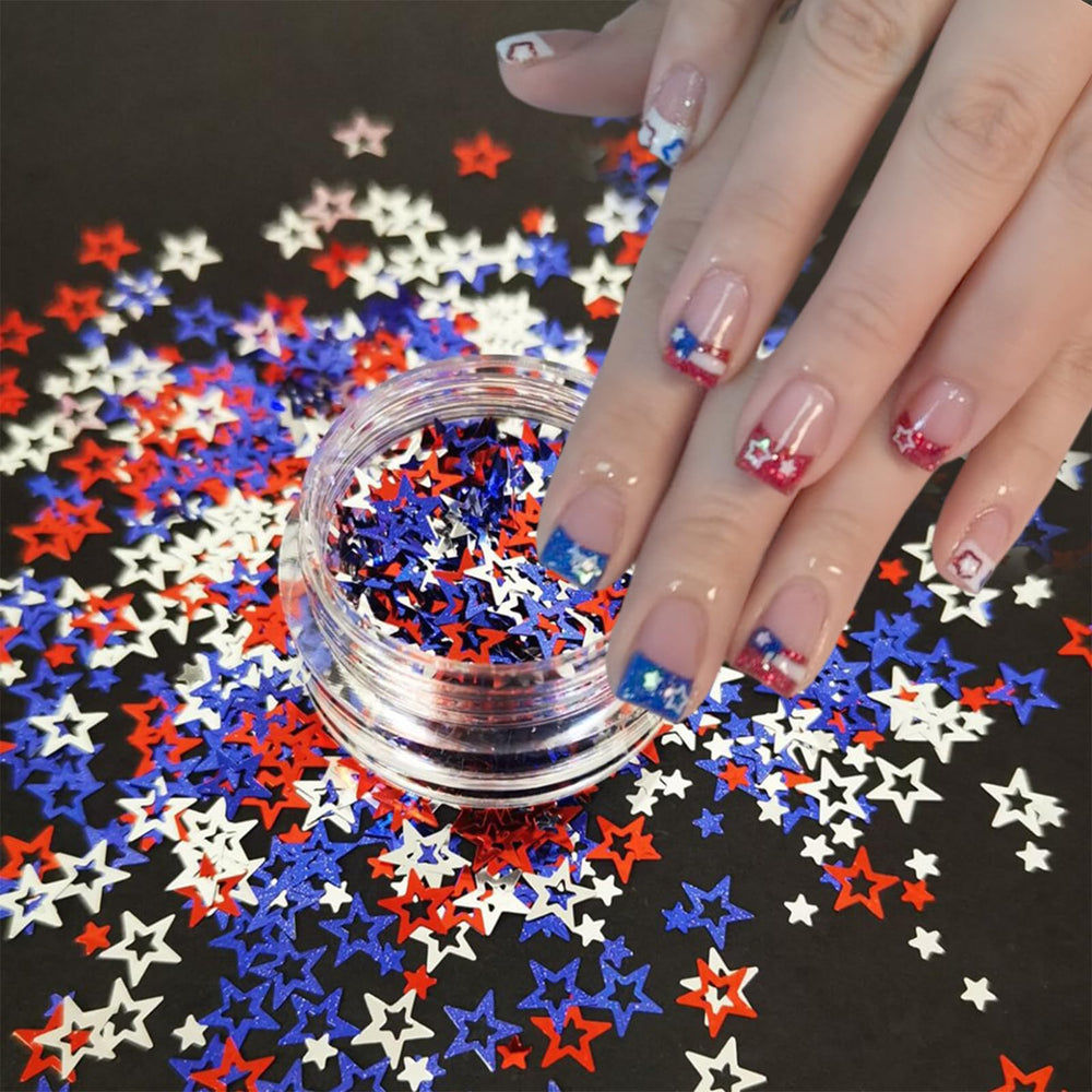 WEIXIWUYU holographic star close-up highlighting shimmering texture and light play