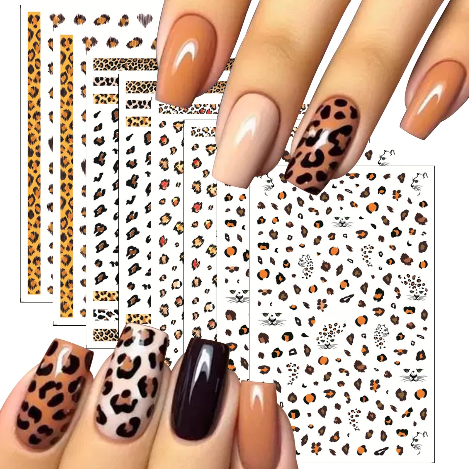 WEIXIWUYU front sheet packaging showing eight animal print designs and clear benefit