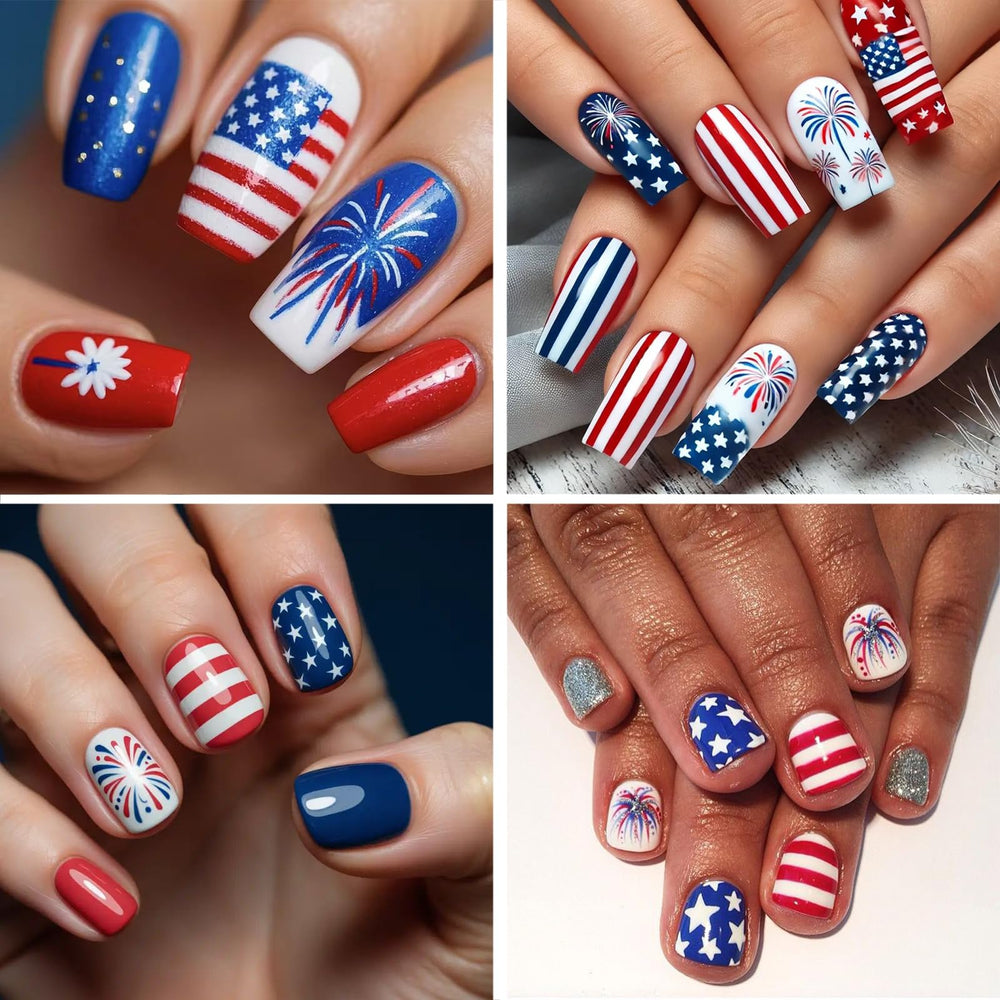 WEIXIWUYU lifestyle outdoor party manicure highlighting festive finished look