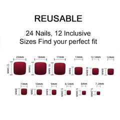 WEIXIWUYU removed nail and adhesive cleaned showing reusable care benefit