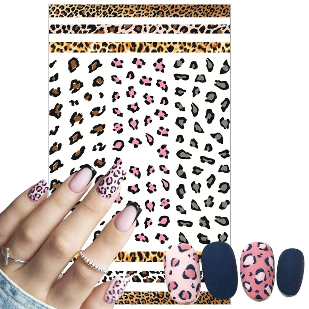 WEIXIWUYU sheet layout showing multiple leopard and snake patterns for versatile looks