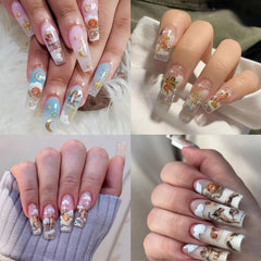 WEIXIWUYU size comparison on fingers for choosing sticker fit