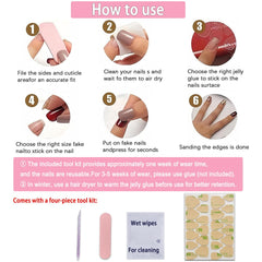 WEIXIWUYU nail edge close-up showing short square shape benefit