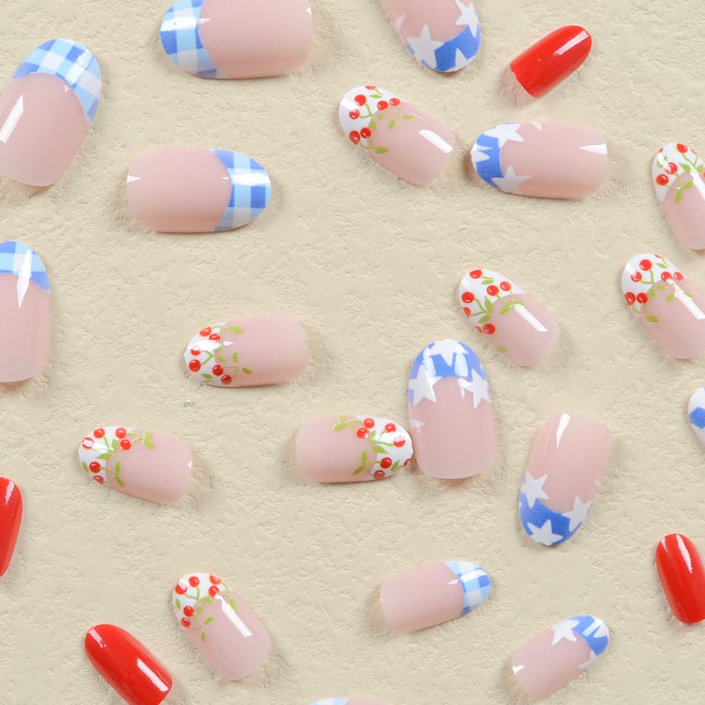 WEIXIWUYU glossy almond-shaped nail texture highlighting salon shine and smooth finish