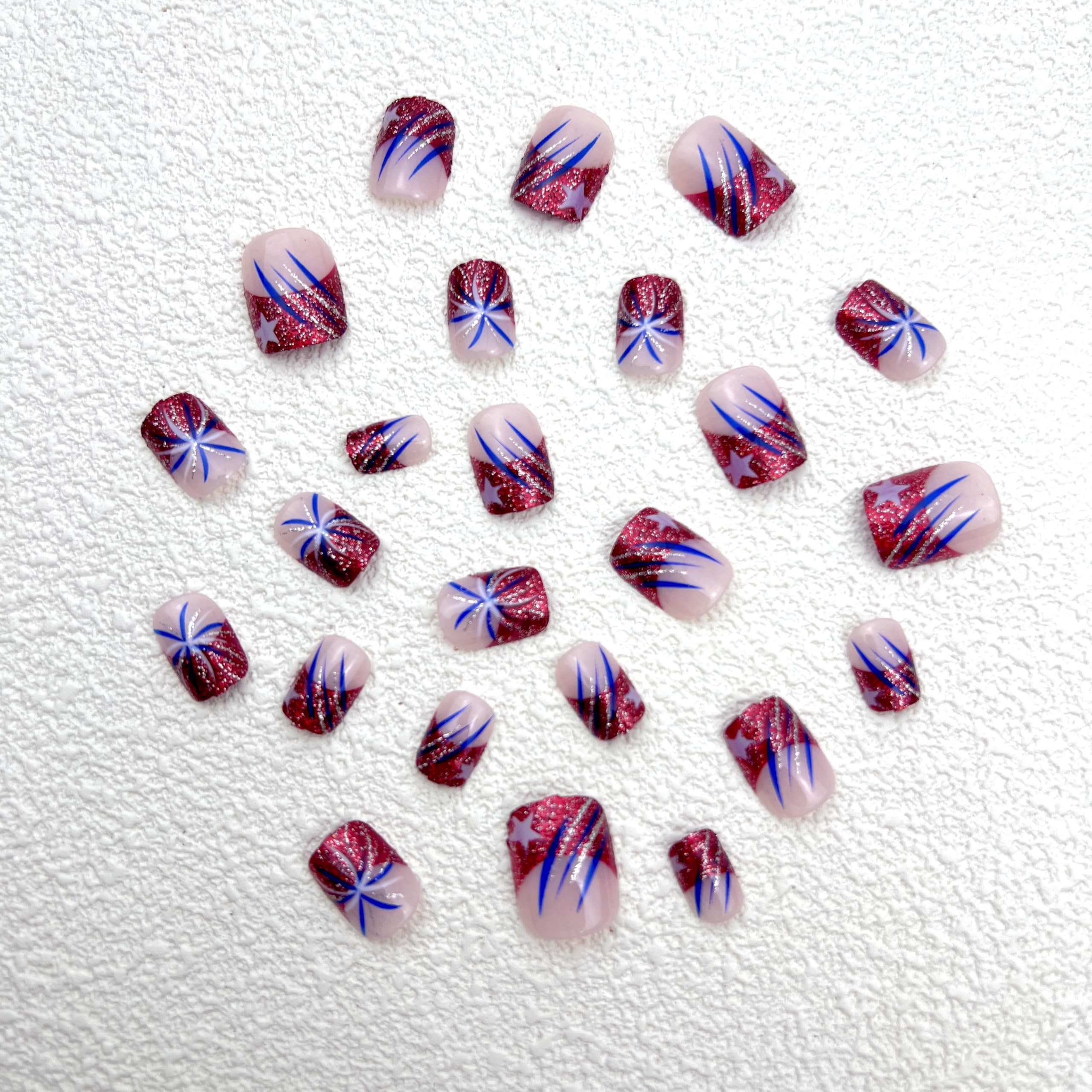 WEIXIWUYU top view with nails arranged by size for easy selection and fit