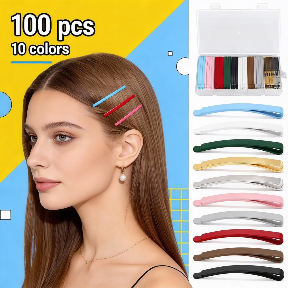 WELBRIT transparent case opened to reveal organized 100-piece pin supply for convenience