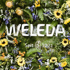 Weleda bottle in morning routine scene highlighting invigorating aroma benefit