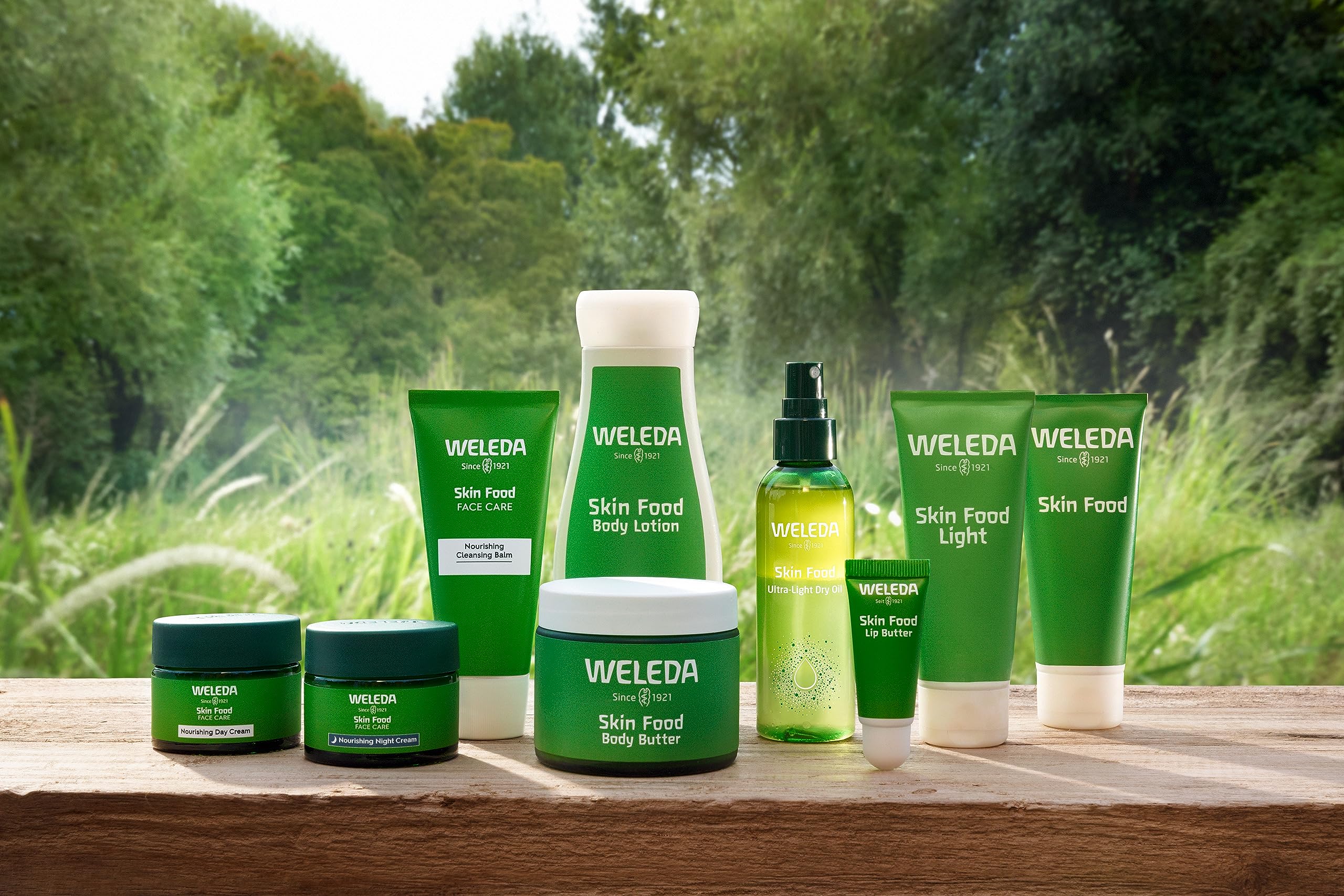 Weleda lip butter tucked inside a handbag suggesting on-the-go hydration convenience