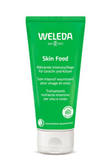 Weleda Skin Food front packaging showing product name and size benefits