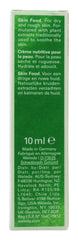 Weleda Skin Food label close-up showing ingredients and transparency benefit