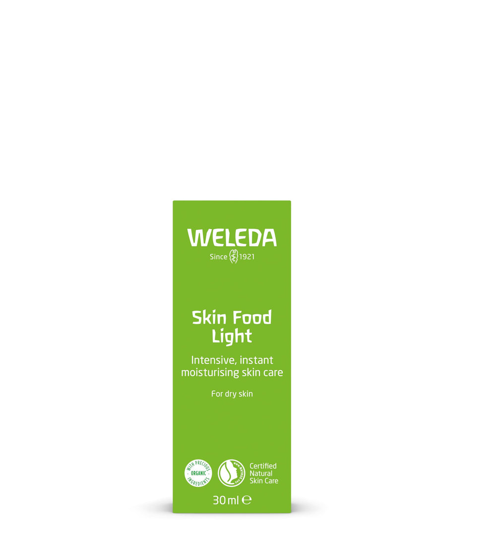 Weleda tube open with cream visible, illustrating quick-dispense convenience