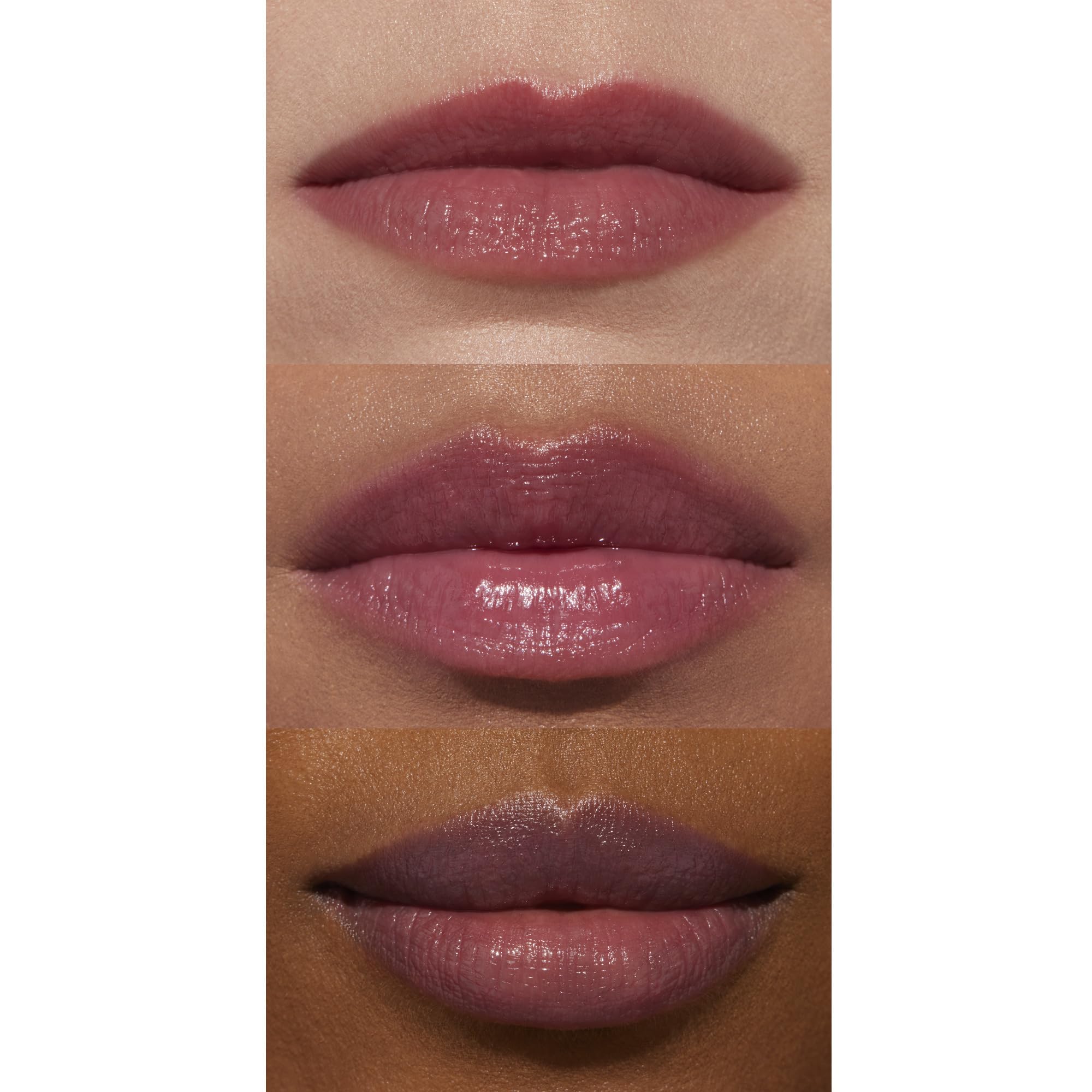Well People lip oil texture swatch highlighting glossy, non-sticky finish and hydration