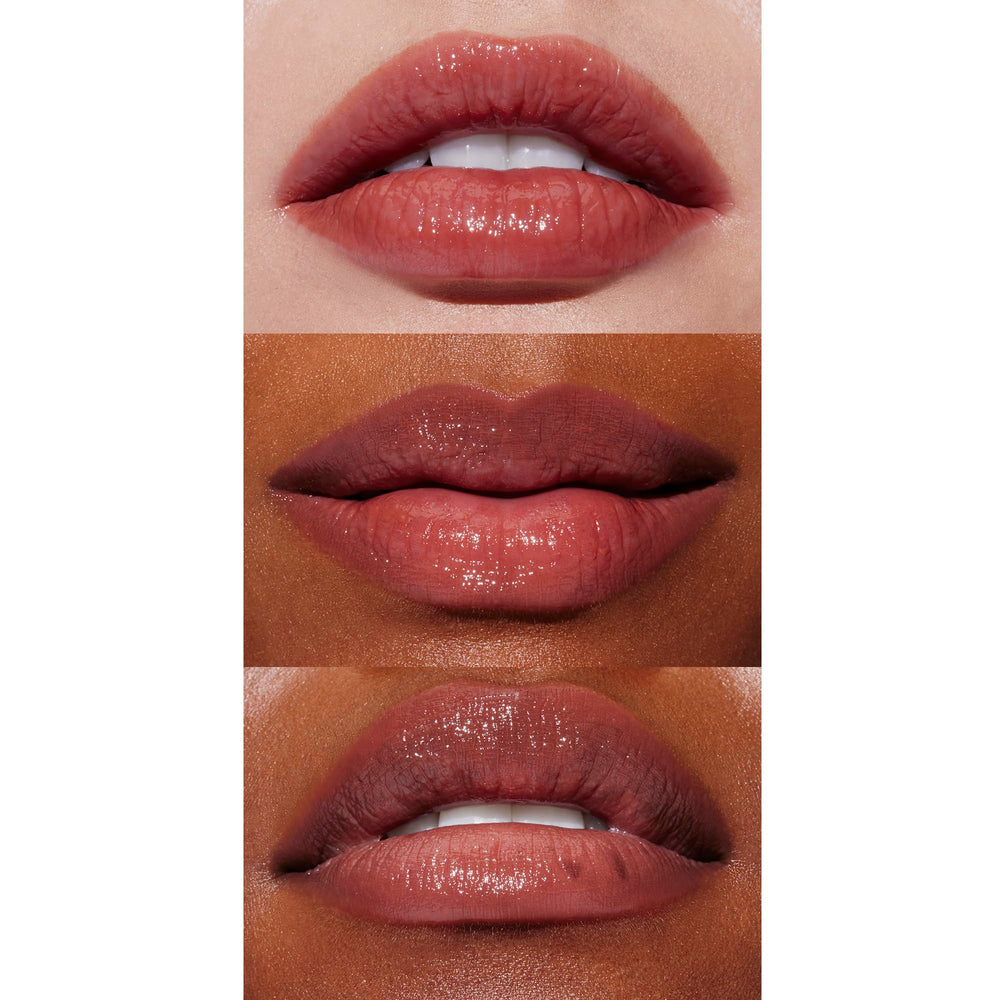 Well People lip oil texture close-up highlighting glossy hydration benefit