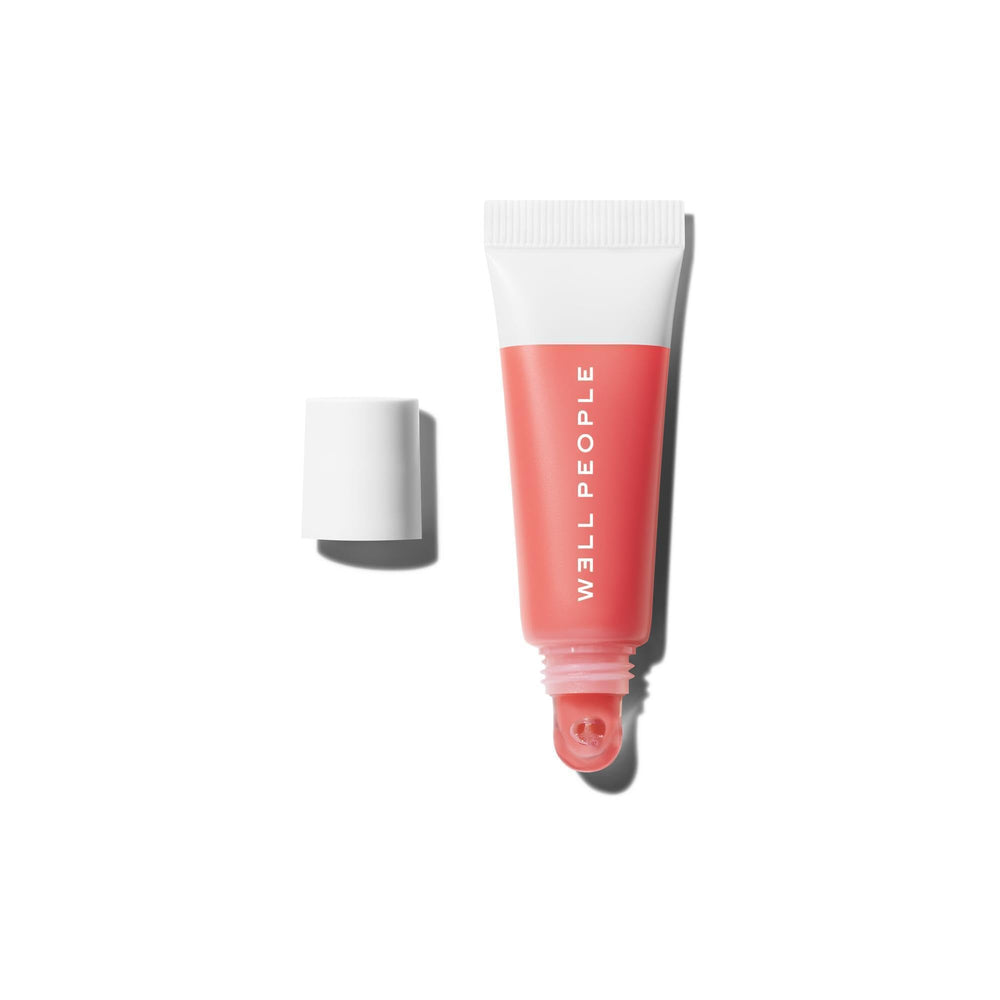 Well People front packaging showing tube and pink grapefruit shade, highlighting convenience