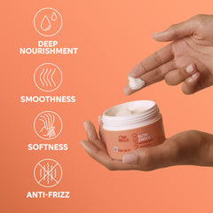 Wella Professionals label close-up highlighting Nutri-Enrich-Blend ingredients