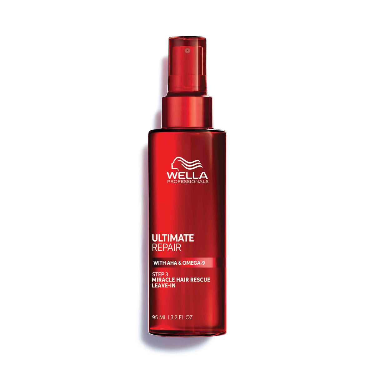 Wella Professionals bottle front view showing sleek packaging and quick repair benefit