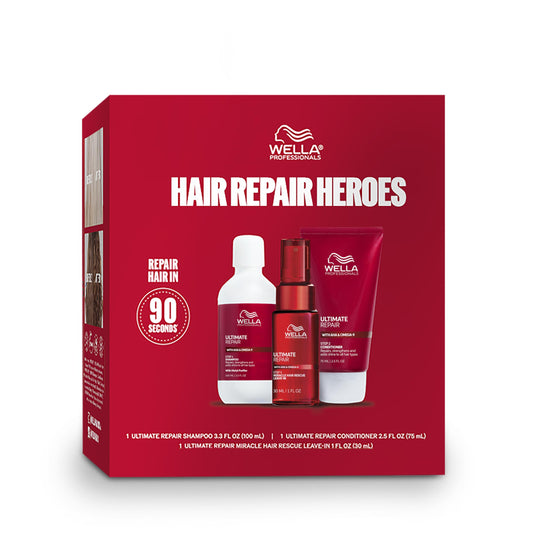 Wella Professionals front packaging showing the repair kit and benefits