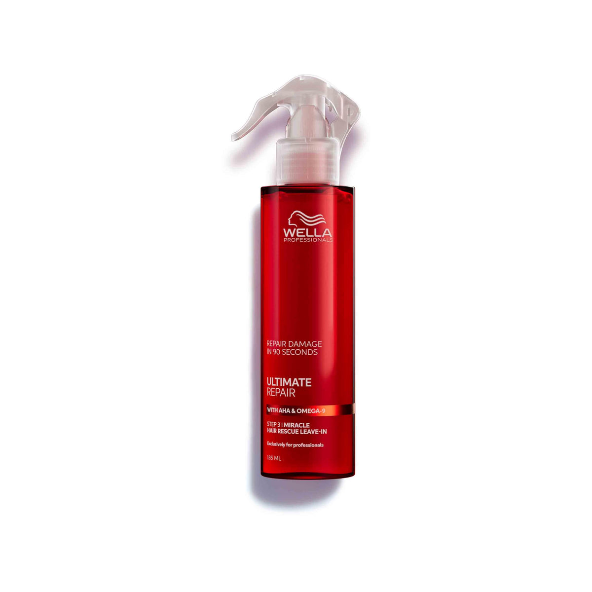 Wella Professionals bottle front view showing premium packaging and quick results