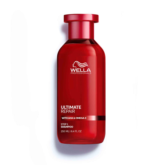Wella Professionals front packaging showing bottle and benefits