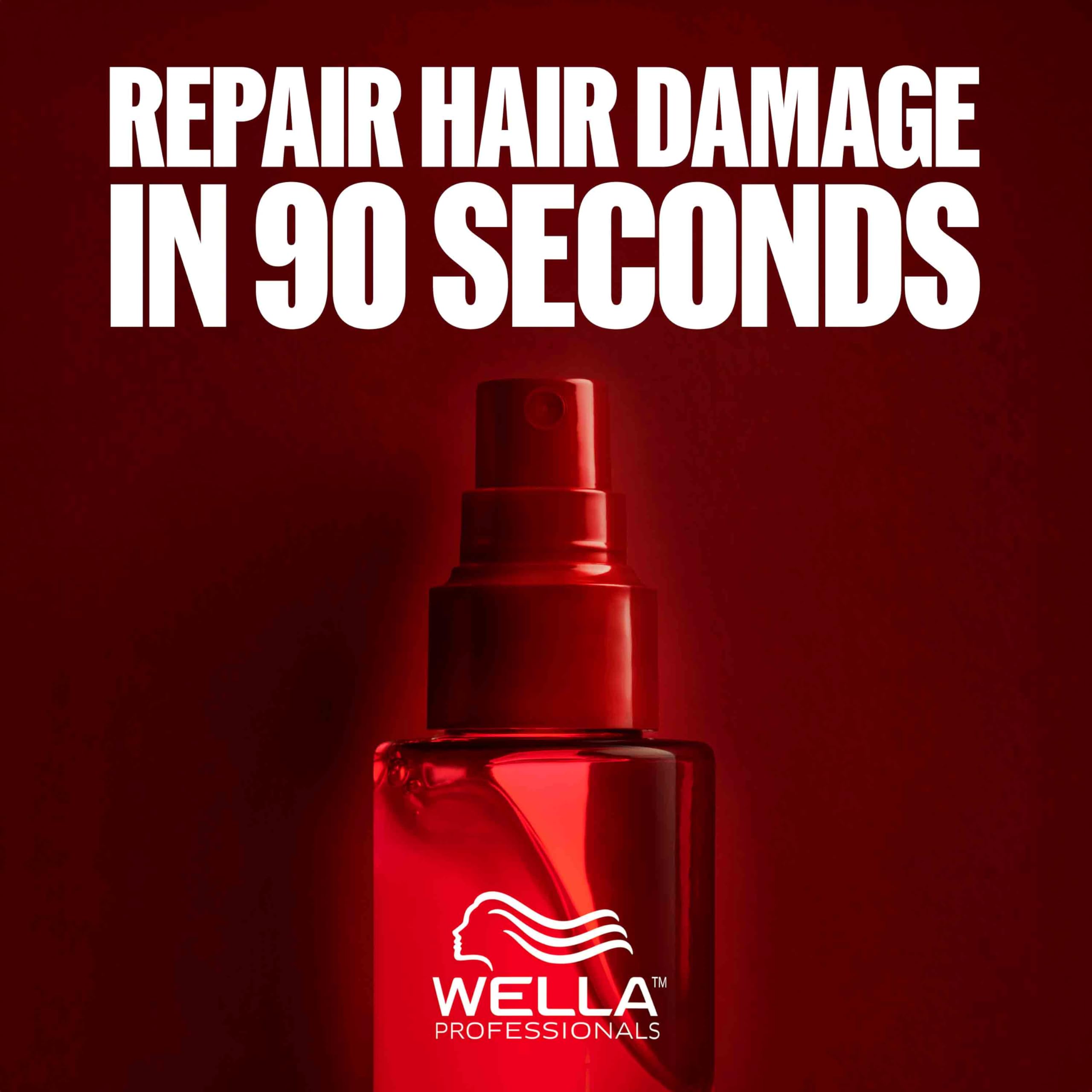 Wella Professionals bottle in hand to show 185ml scale and travel-friendly size