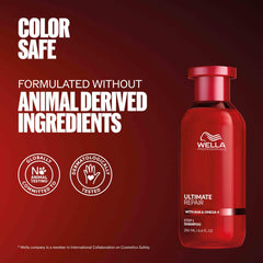 Wella Professionals in-shower use illustrating cleansing and prep