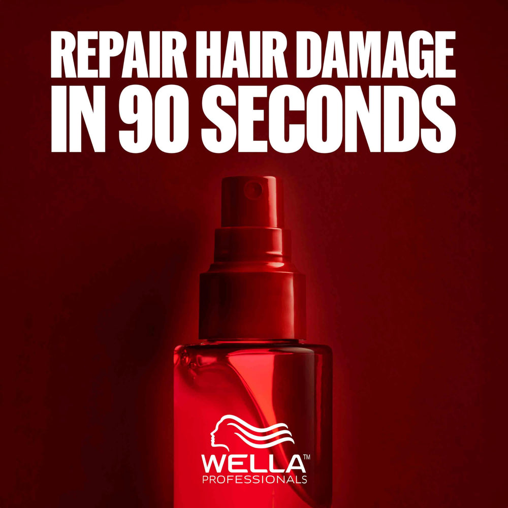 Wella Professionals being applied to wet hair to detangle and reduce breakage