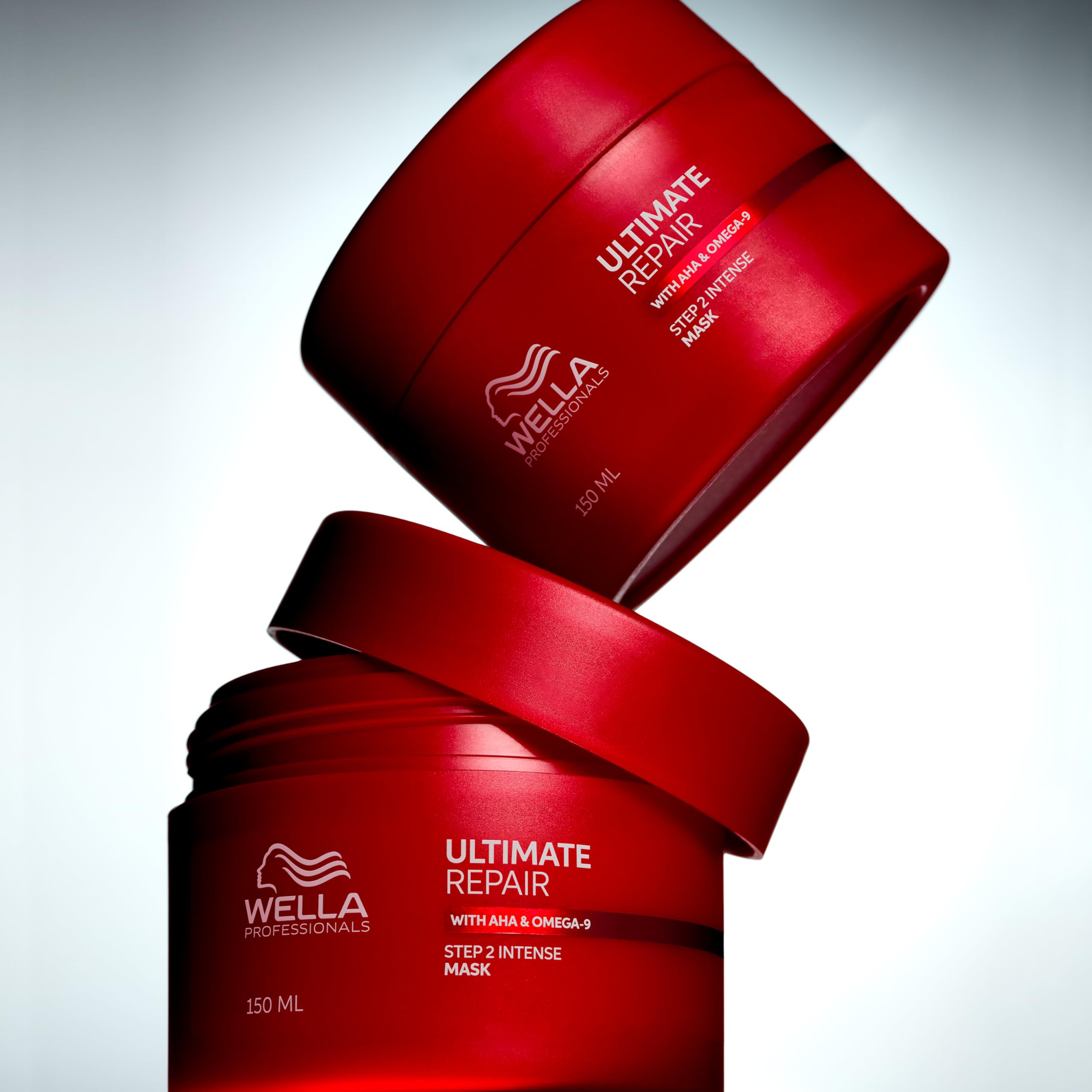 Wella Professionals back label close-up detailing ingredients and usage instructions