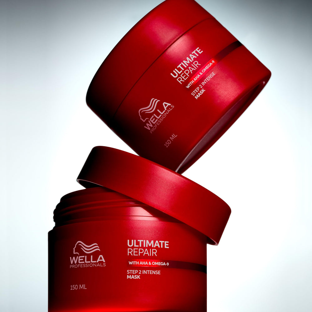 Wella Professionals back label close-up detailing ingredients and usage instructions