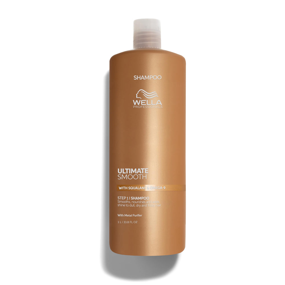 Wella Professionals bottle front label showing product and size benefit