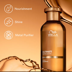 Wella Professionals shampoo lather texture showing gentle foam