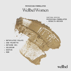 flatlay of WELLBEL ingredients demonstrating natural, vegan formula