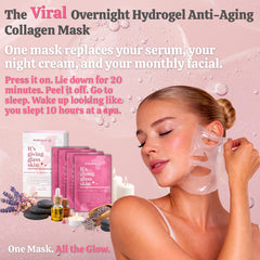 Wellnature close-up of mask texture highlighting hydrogel surface for soothing benefit