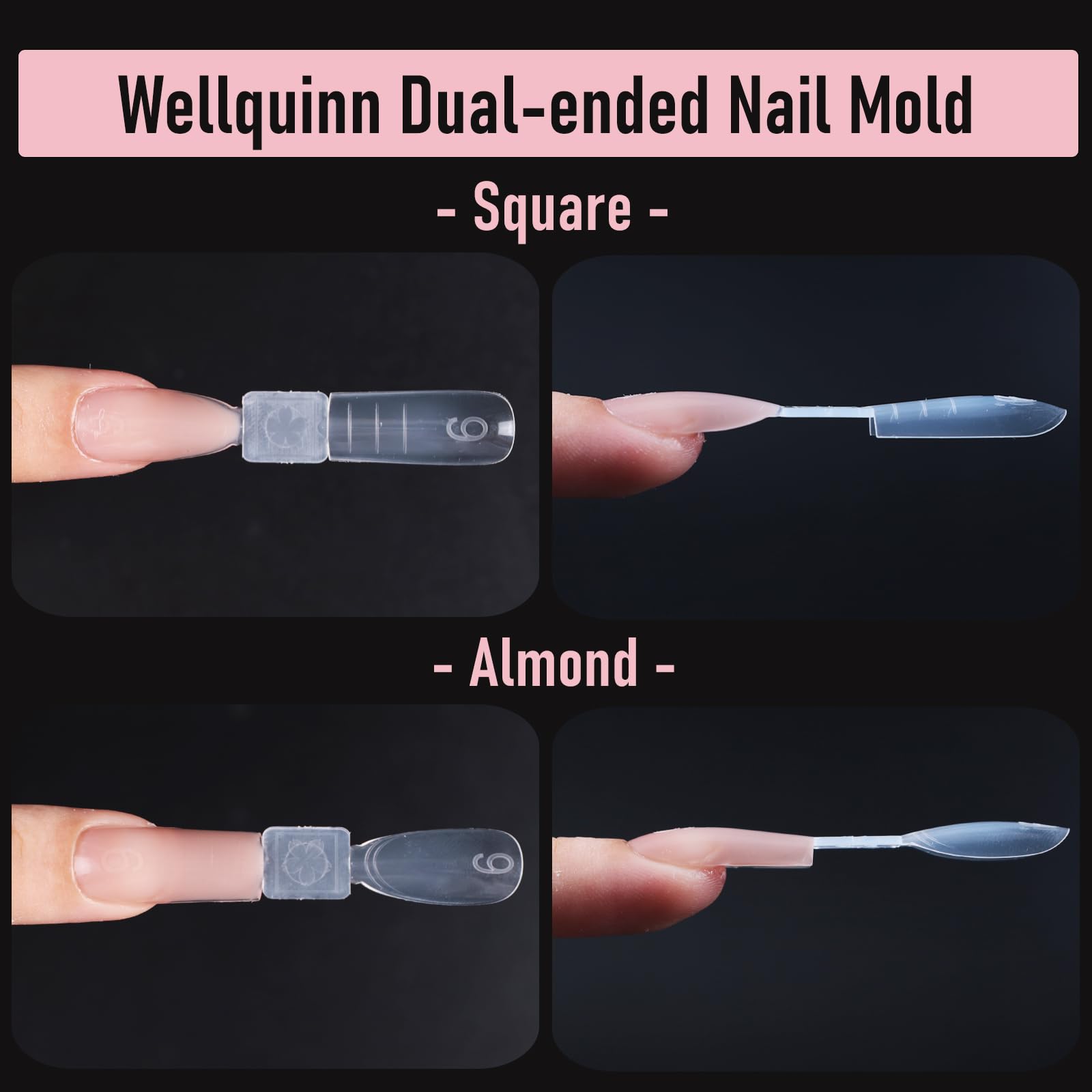 WELLQUINN close-up of dual-ended form edge showing thin flexible material for precise fit